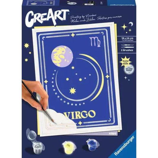 Ravensburger Malen nach Zahlen - Sternzeichen (Zodiac Sign) Jungfrau