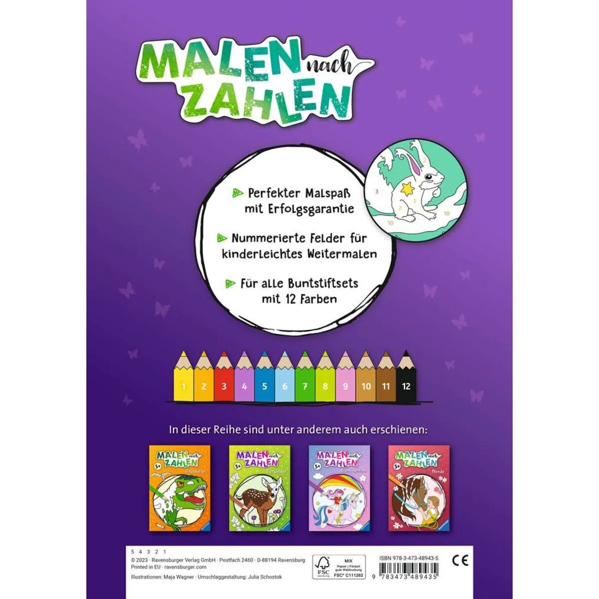 Ravensburger Malen nach Zahlen ab 5: Zauberwald