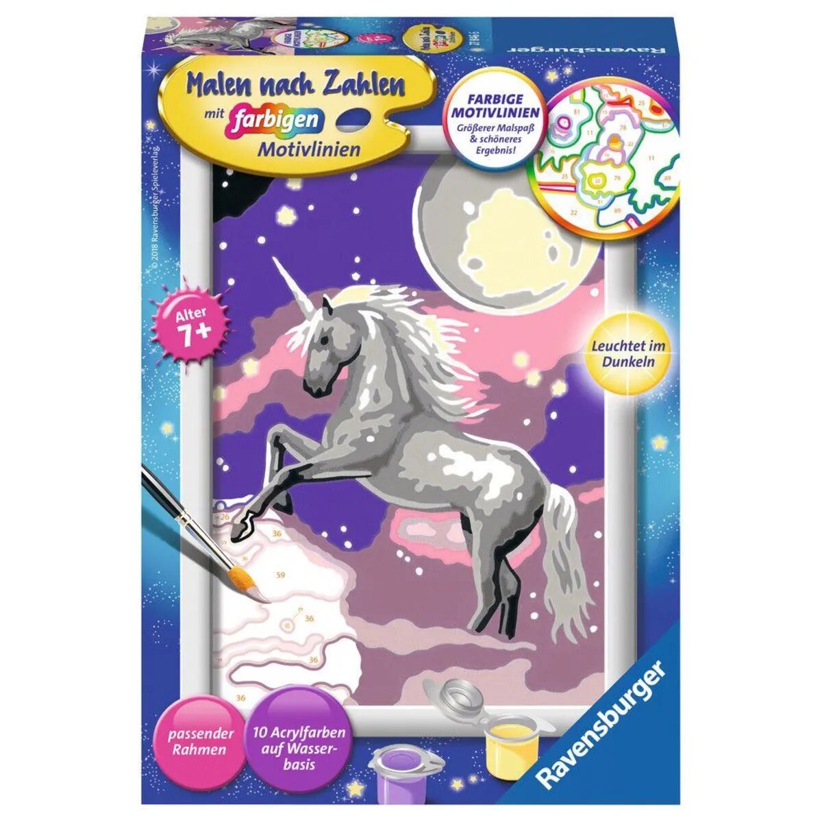 Ravensburger Malen nach Zahlen Einhorn GiD