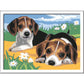 Ravensburger Malen nach Zahlen Jack Russel Welpen