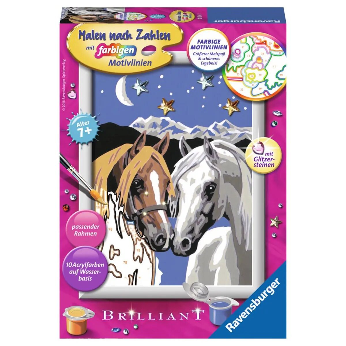 Ravensburger Malen nach Zahlen Pferdeliebe