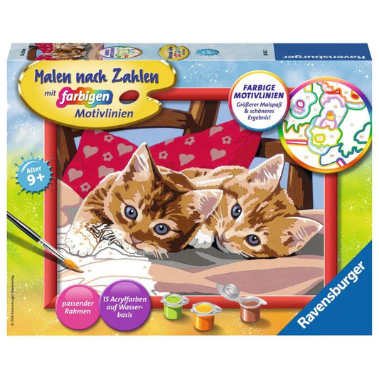 Ravensburger Malen nach Zahlen Zwei Schmusekätzchen