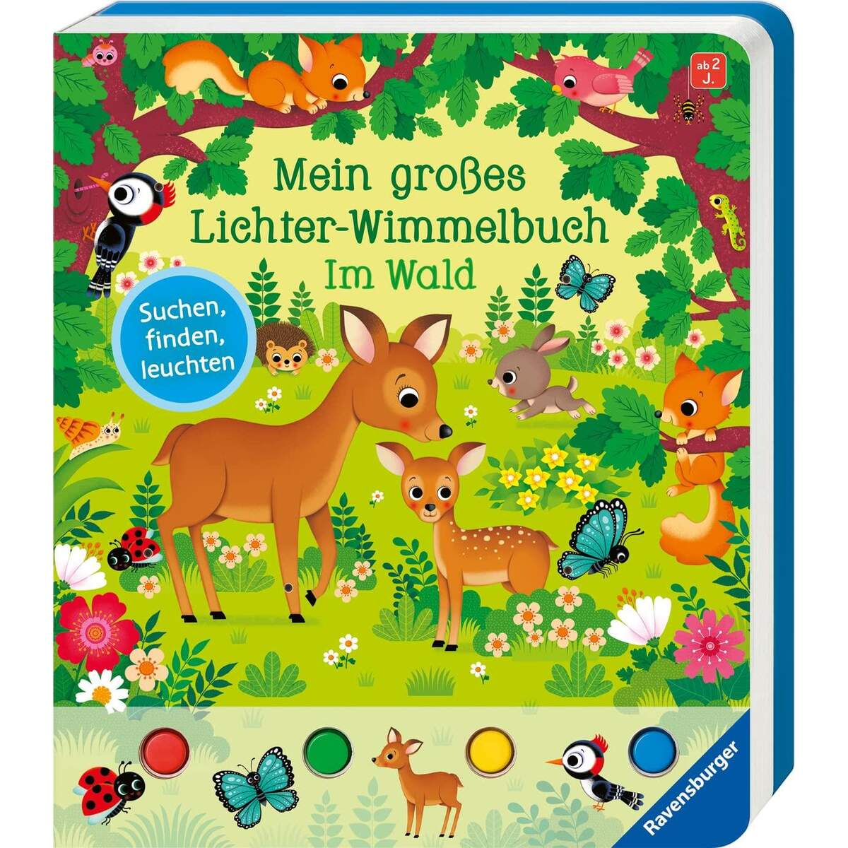Ravensburger Mein großes Lichter-Wimmelbuch: Im Wald