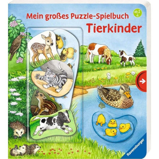 Ravensburger Mein großes Puzzle-Spielbuch: Tierkinder