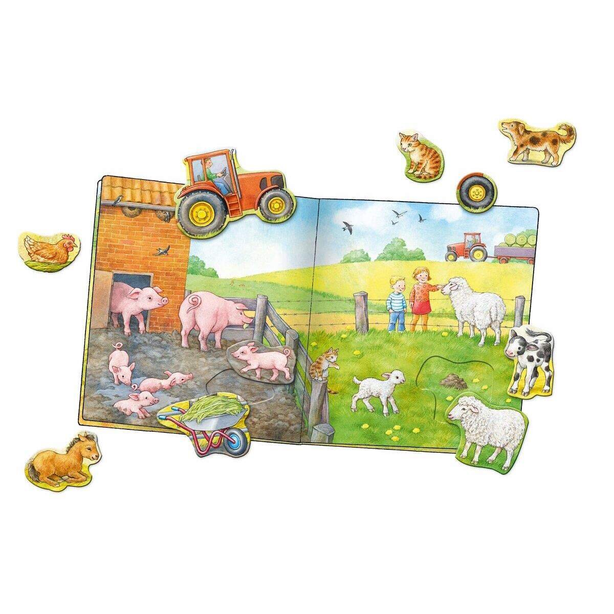 Ravensburger Mein großes Puzzle-Spielbuch Bauernhof
