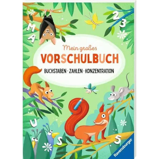 Ravensburger Mein großes Vorschulbuch: Buchstaben Zahlen Konzentration