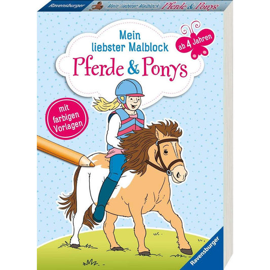Ravensburger Mein liebster Malblock: Pferde & Ponys