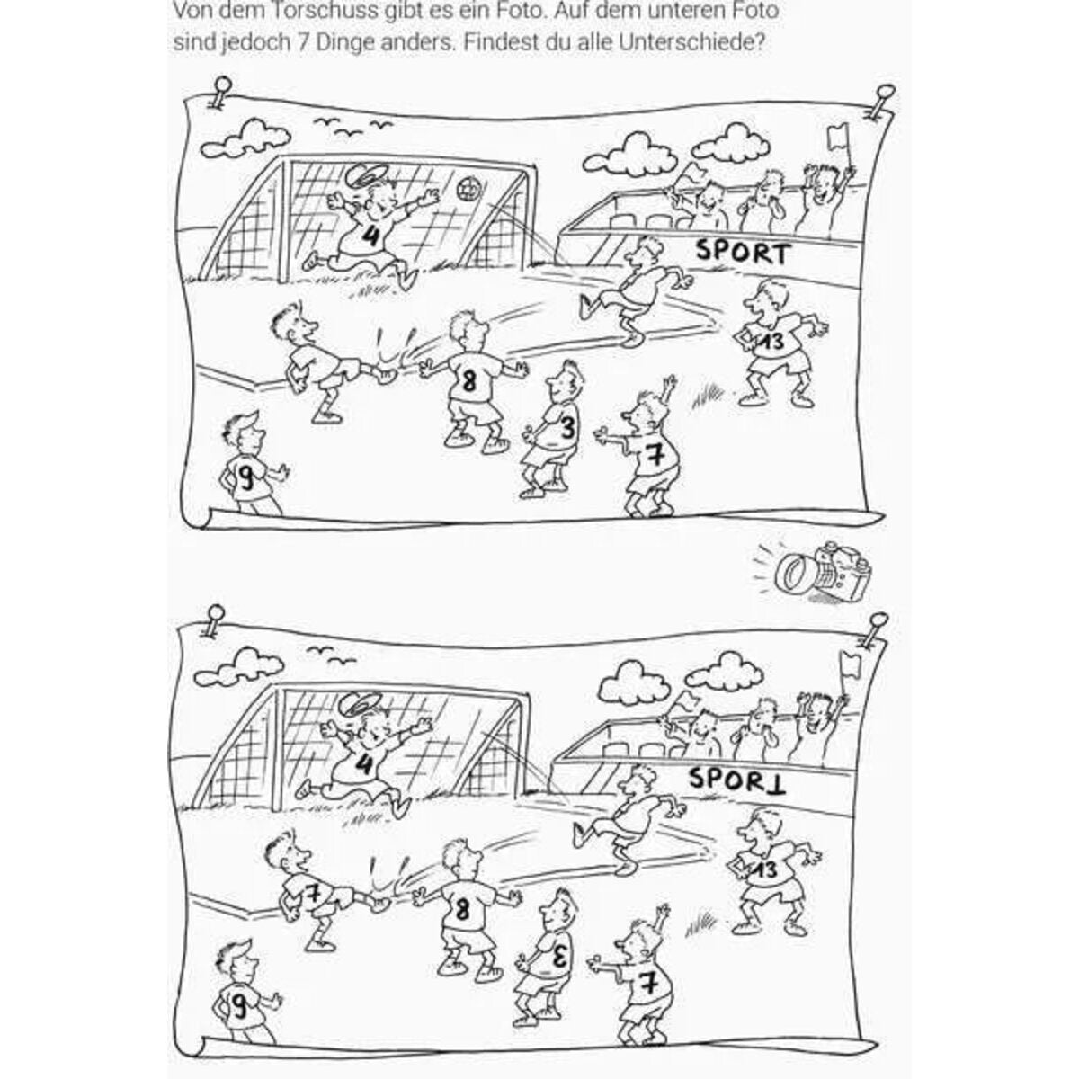 Ravensburger Mein Mal- und Rätselspaß: Fußball