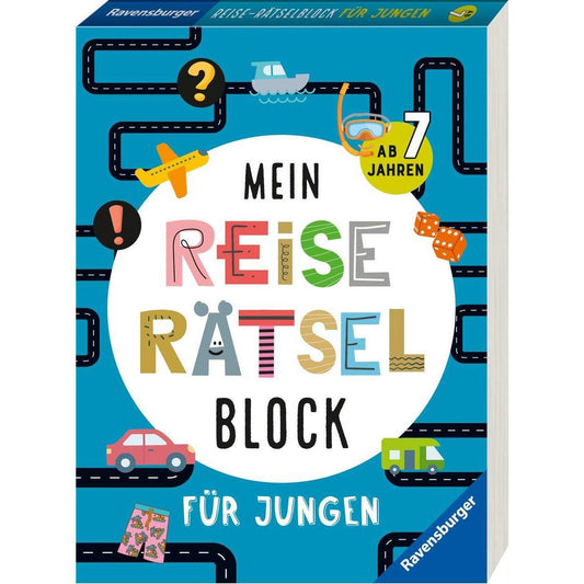 Ravensburger Mein Reise-Rätsel-Block für Jungen