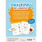 Ravensburger Mein Stickerrätselblock: Buchstaben und Lesen
