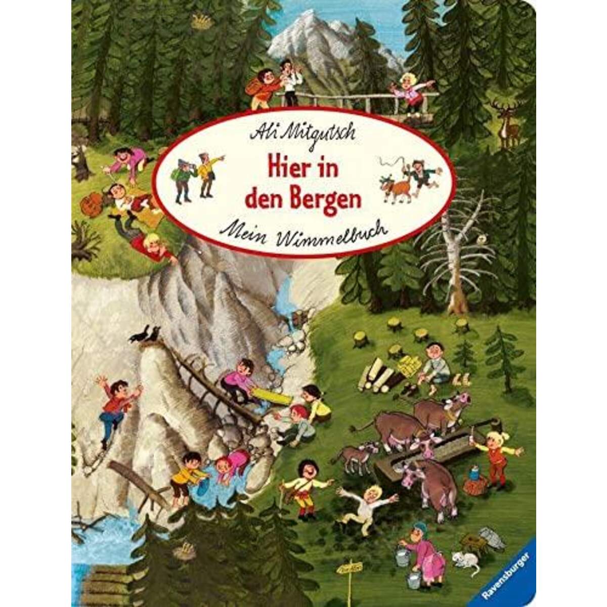 Ravensburger Mein Wimmelbuch: Hier in den Bergen