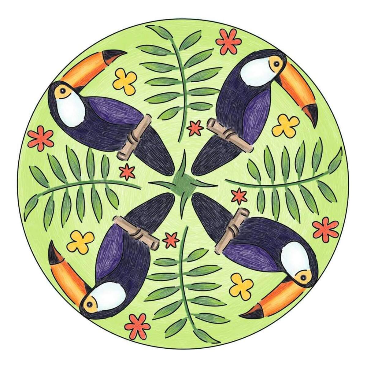 Ravensburger Midi Mandala-Designer Tropical Flamingo & Friends