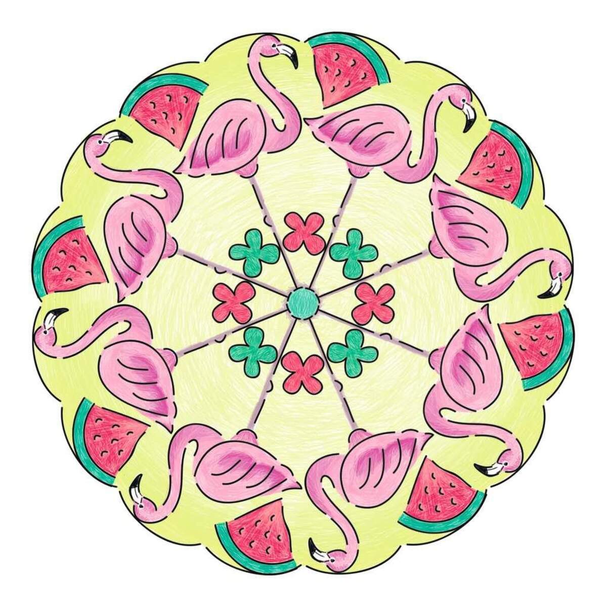 Ravensburger Midi Mandala-Designer Tropical Flamingo & Friends
