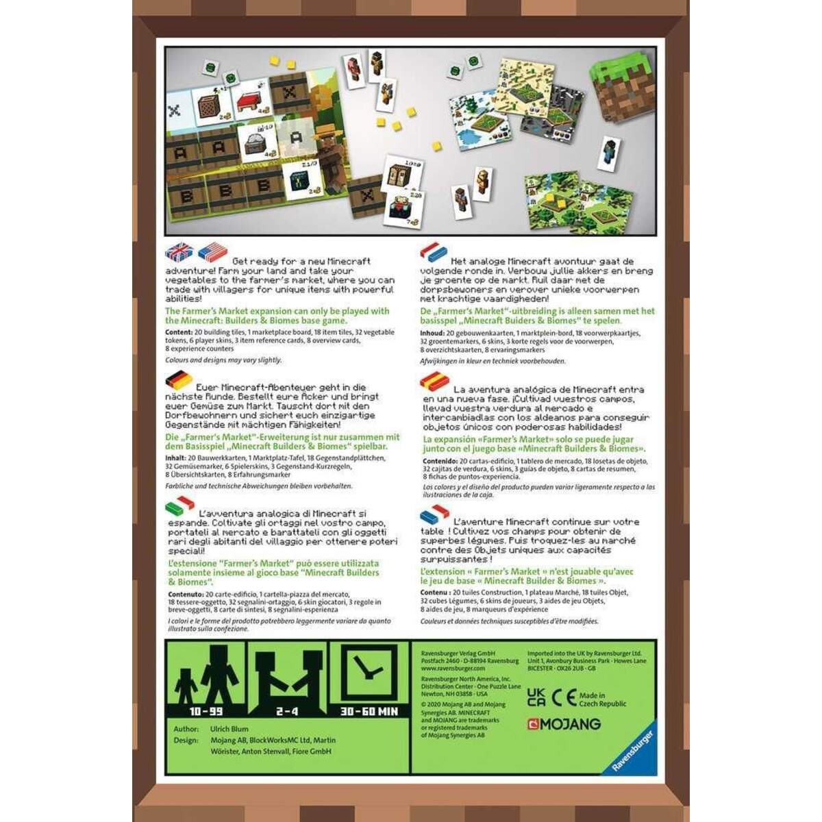 Ravensburger Minecraft Builders & Biomes Farmers Market Expansion