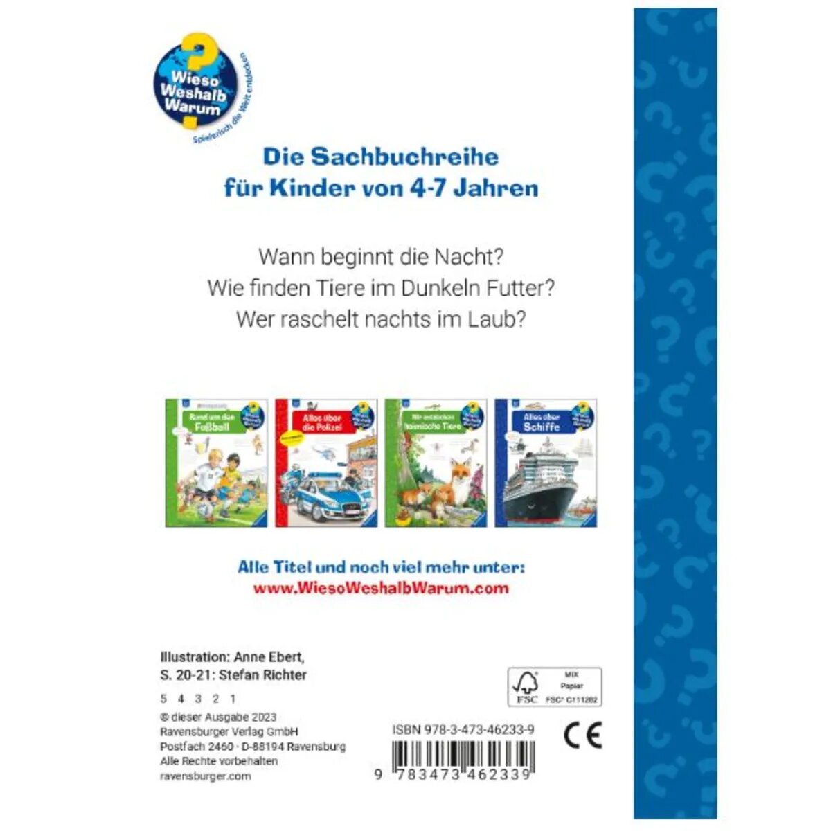 Ravensburger Minis: Wieso? Weshalb? Warum? Tiere der Nacht