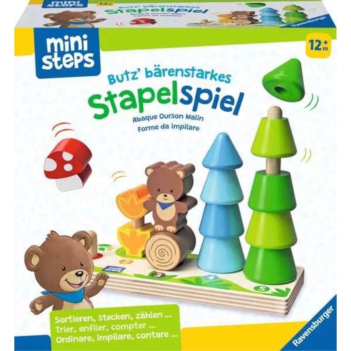 Ravensburger ministeps: Butz‘ bärenstarkes Stapelspiel