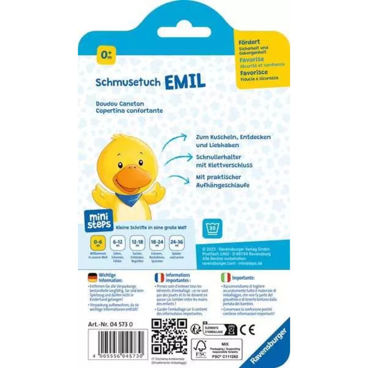 Ravensburger ministeps: Schmusetuch Emil