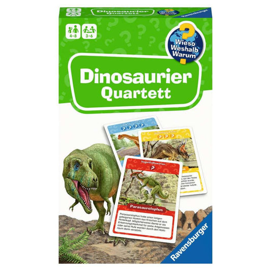 Ravensburger Mitbringspiel - 22359 - Wieso? Weshalb? Warum? Dinosaurier Quartett