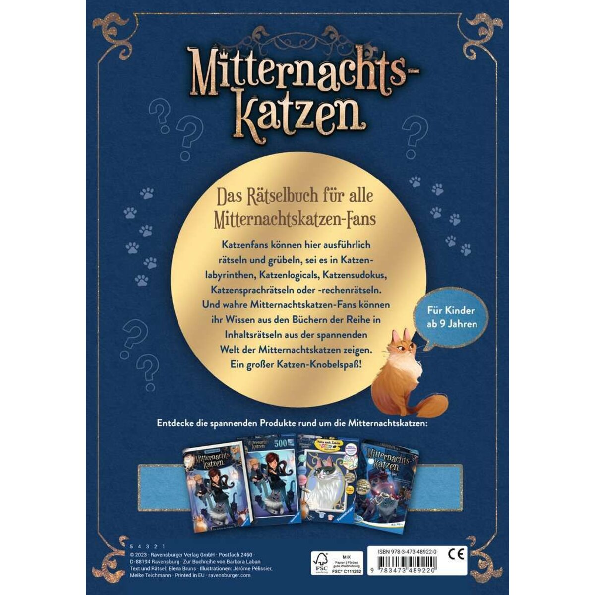 Ravensburger Mitternachtskatzen: Das große Rätselbuch