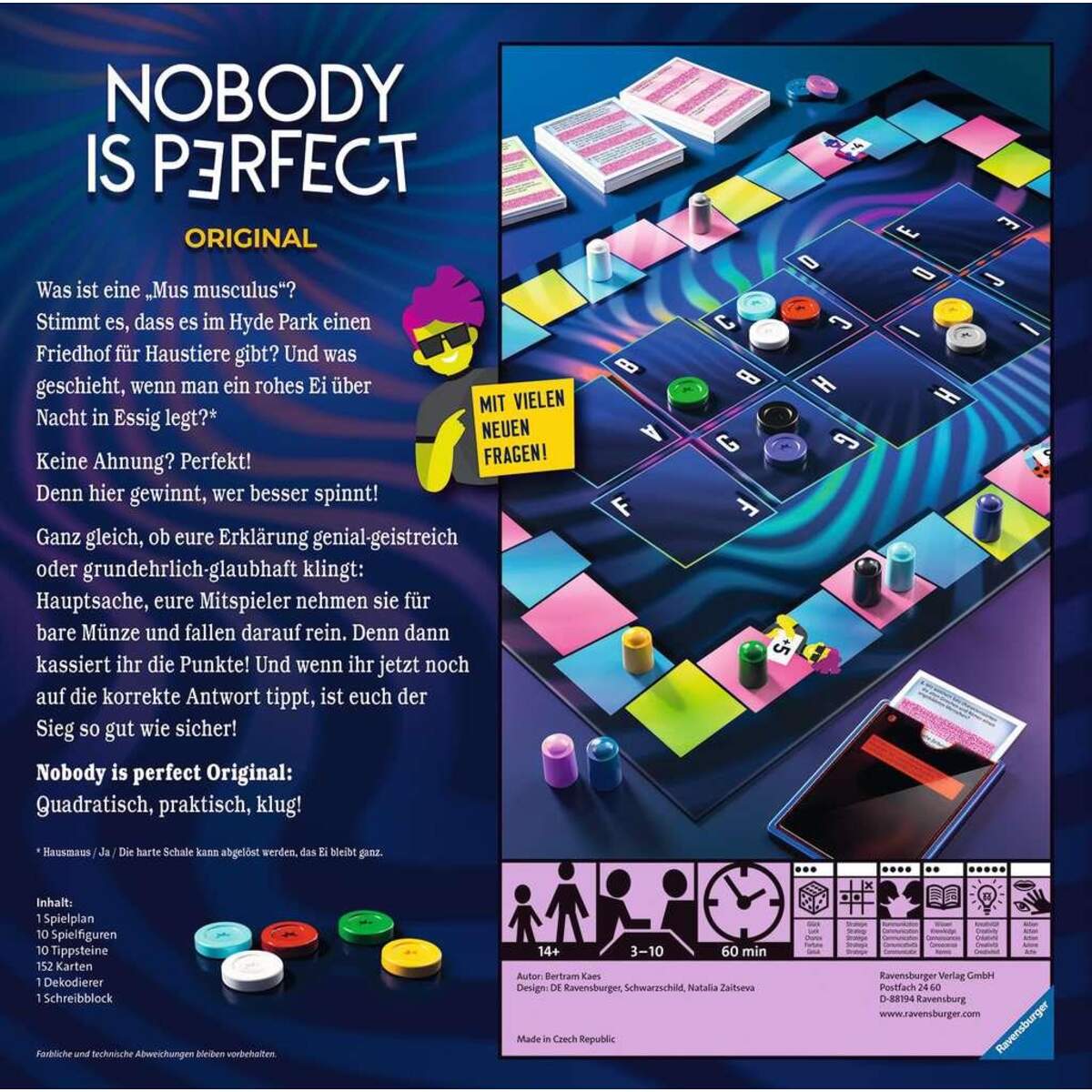 Ravensburger Nobody is perfect Original Wer besser spinnt, gewinnt!