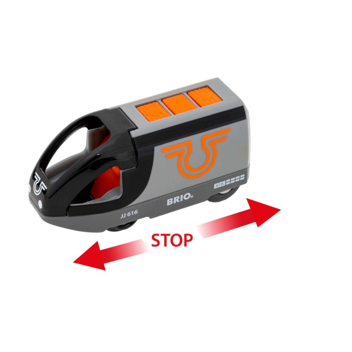 BRIO Orange-schwarzer Reisezug