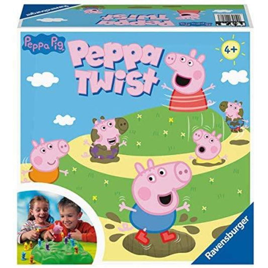 Ravensburger Peppa Pig, Peppa Twist - das spannende 3D-Wettlaufspiel