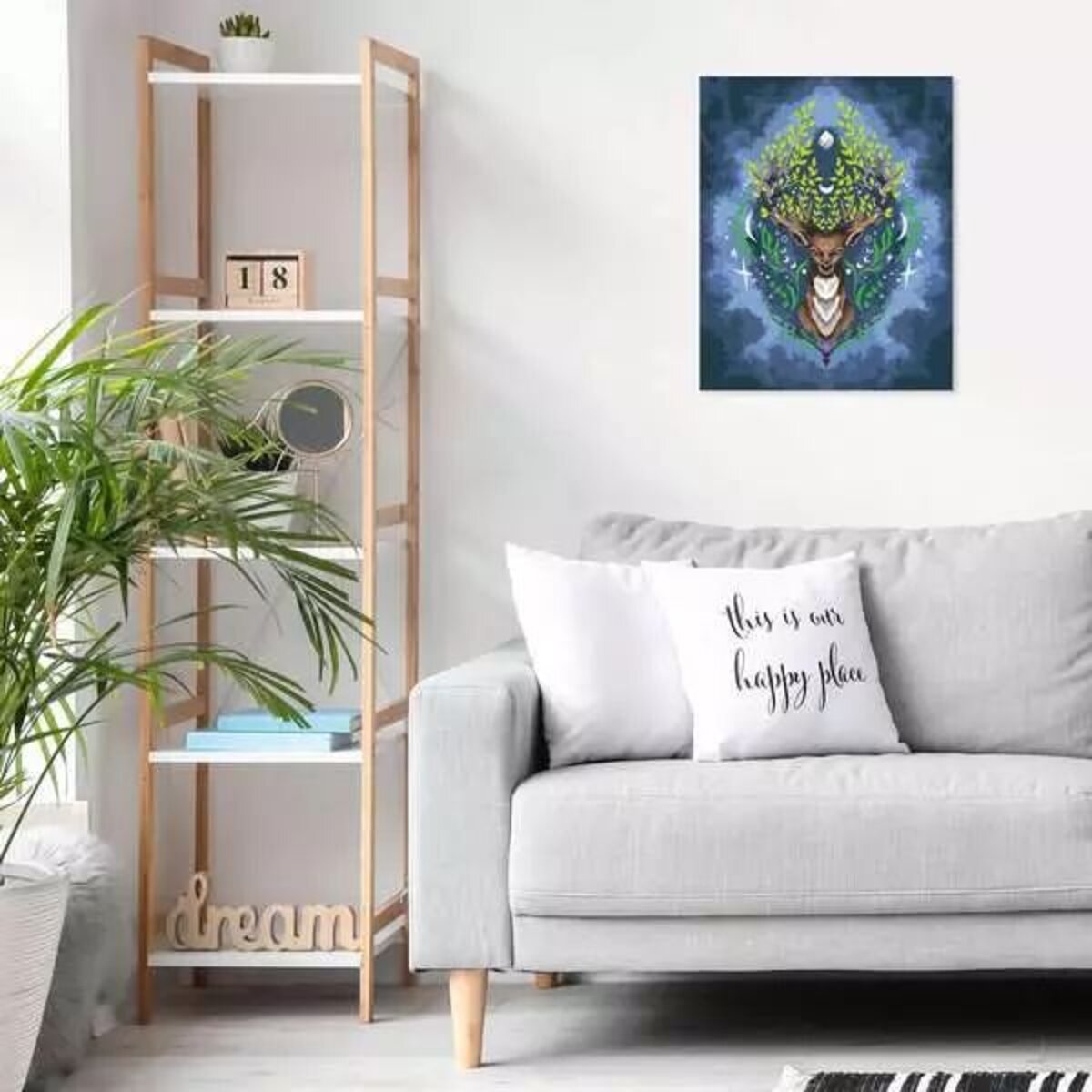 Ravensburger CreArt Pixie Cold: Mystic Deer - Malen nach Zahlen für Erwachsene