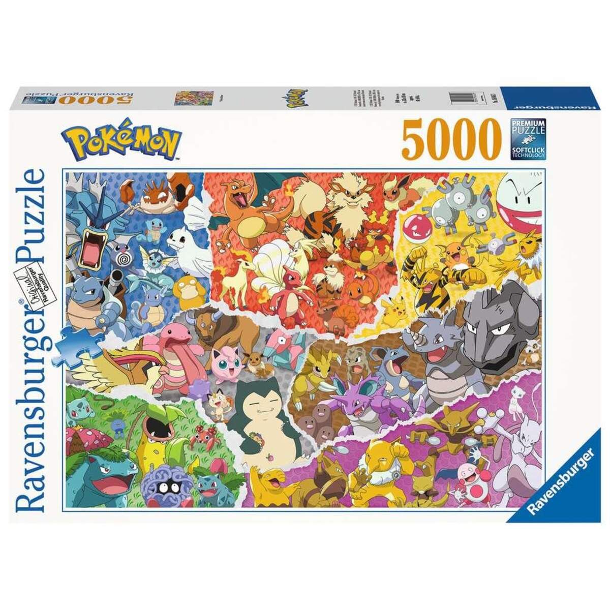 Ravensburger Pokemon Allstars, 5000 Teile