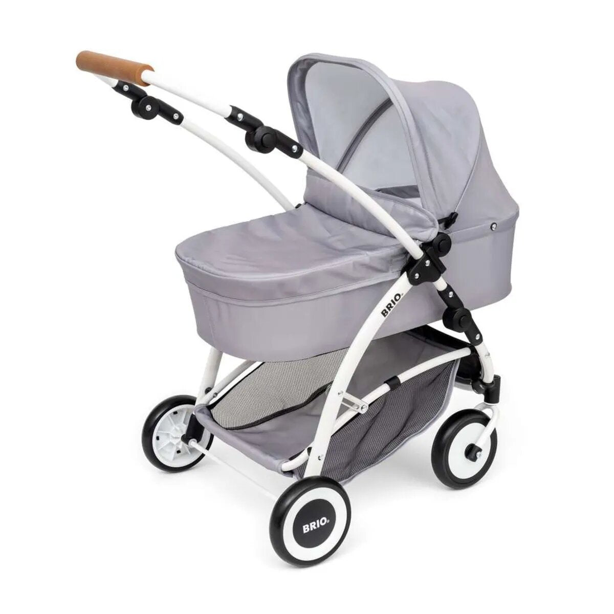 Ravensburger Puppenwagen Spin Grau mit Schwenkrädern