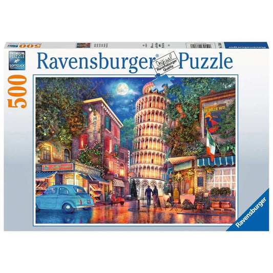 Ravensburger Puzzle - Abends in Pisa, 500 Teile