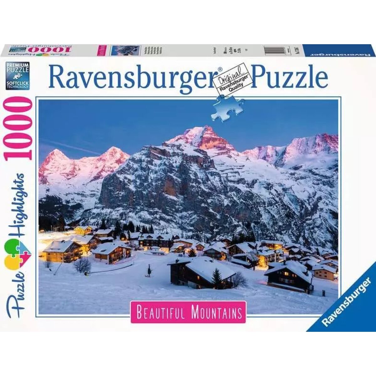 Ravensburger Puzzle - Berner Oberland, Mürren, 1000 Teile