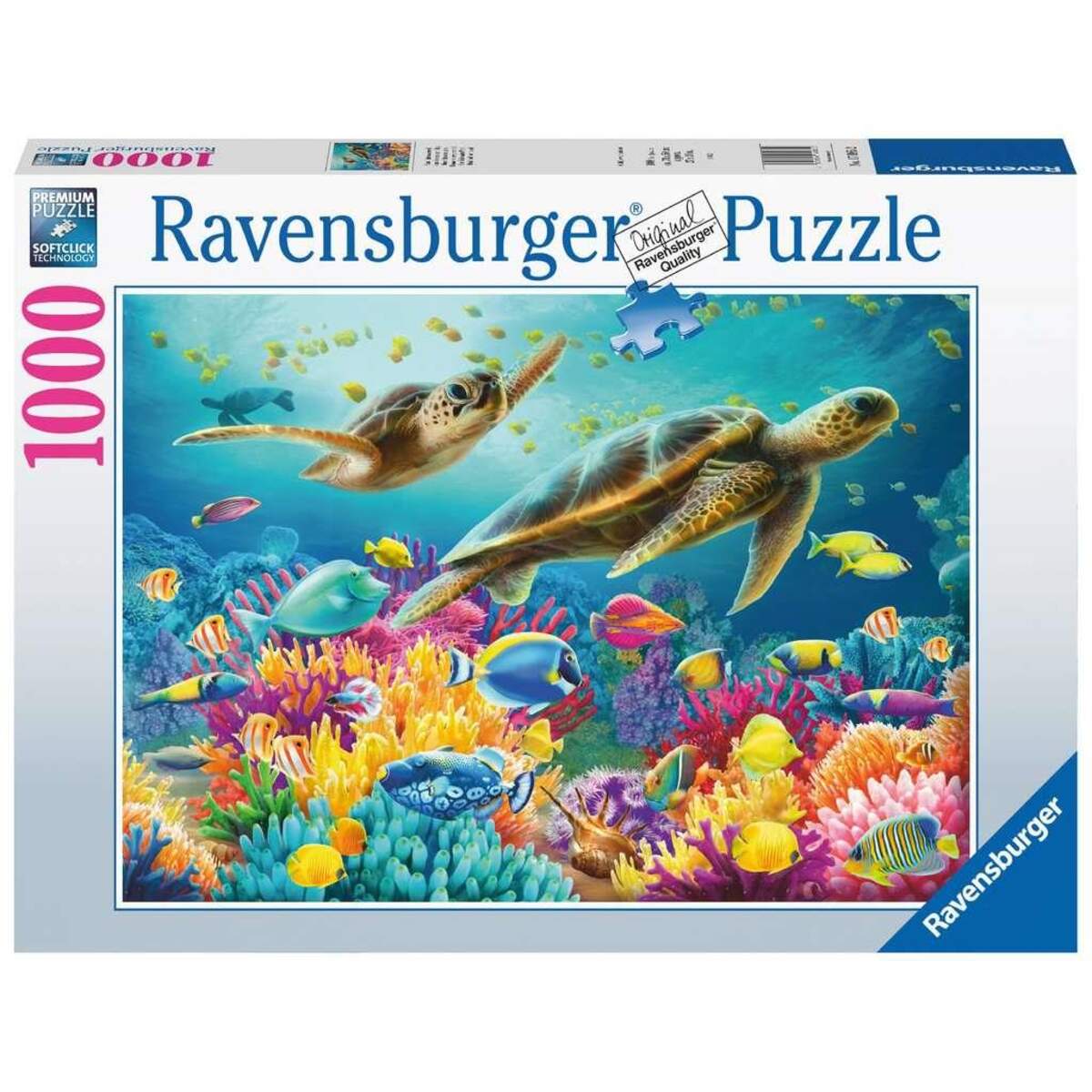 Ravensburger Puzzle - Blaue Unterwasserwelt, 1000 Teile
