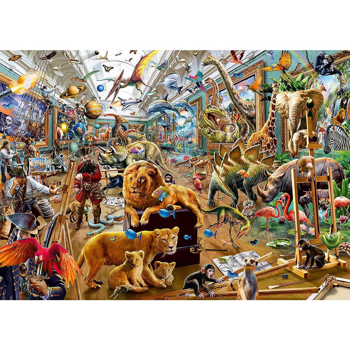 Ravensburger Puzzle - Chaos in der Galerie, 1000 Teile