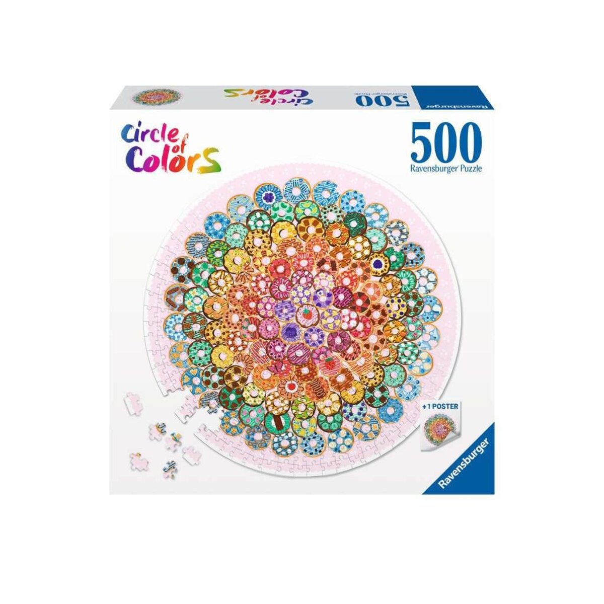 Ravensburger Puzzle - Circle of Colors Donuts, 500 Teile