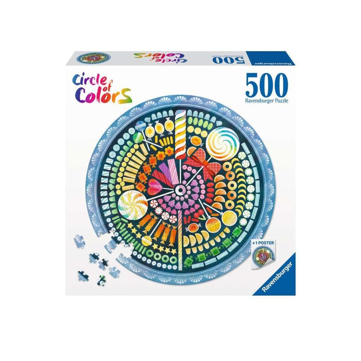 Ravensburger Puzzle - Circle of Colors Candy, 500 Teile