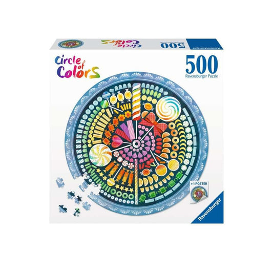 Ravensburger Puzzle - Circle of Colors Candy, 500 Teile
