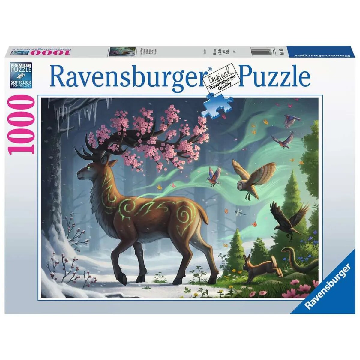 Ravensburger Puzzle - Der Hirsch als Frühlingsbote, 1000 Teile