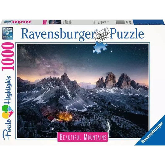 Ravensburger Puzzle - Drei Zinnen, Dolomiten, 1000 Teile