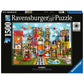 Ravensburger Puzzle - Eames House of Cards Fantasy, 1500 Teile