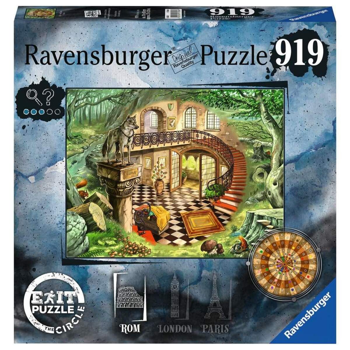 Ravensburger Puzzle - Exit: the Circle in Rom, 919 Teile