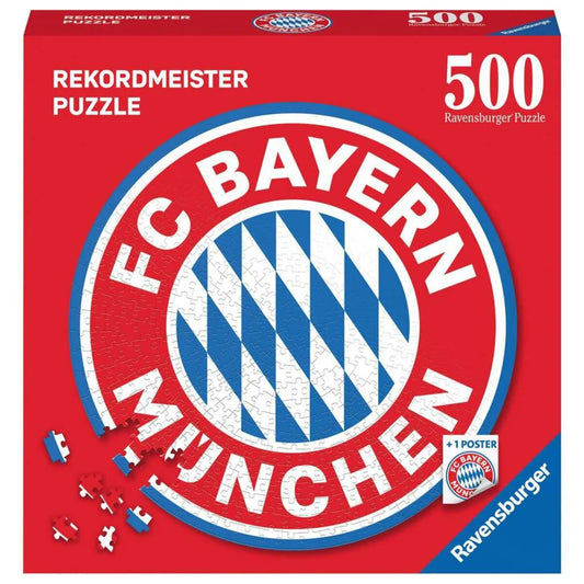 Ravensburger Puzzle - FC Bayern Logo, 500 Teile