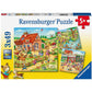 Ravensburger Puzzle - Ferien auf dem Land, 3 x 49 Teile