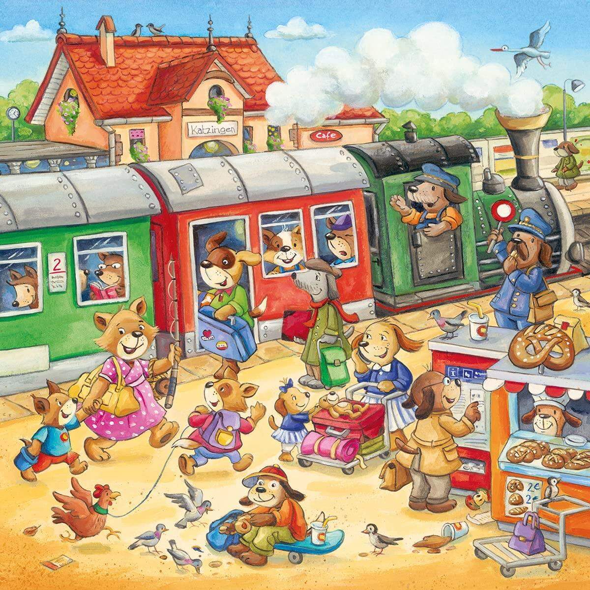Ravensburger Puzzle - Ferien auf dem Land, 3 x 49 Teile