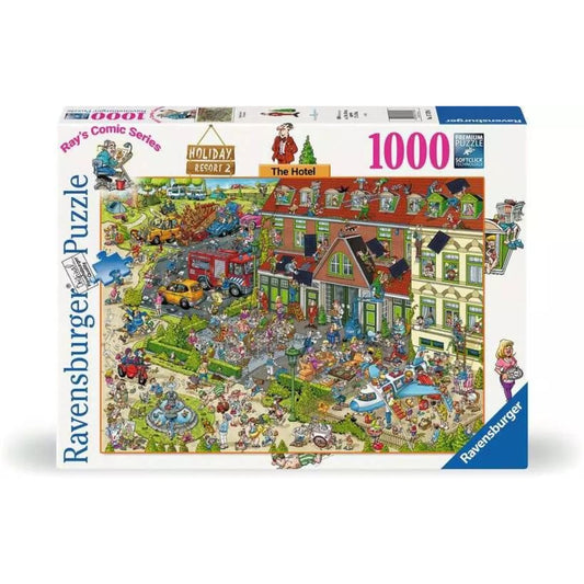 Ravensburger Puzzle - Holiday Resort 2 - The Hotel, 1000 Teile