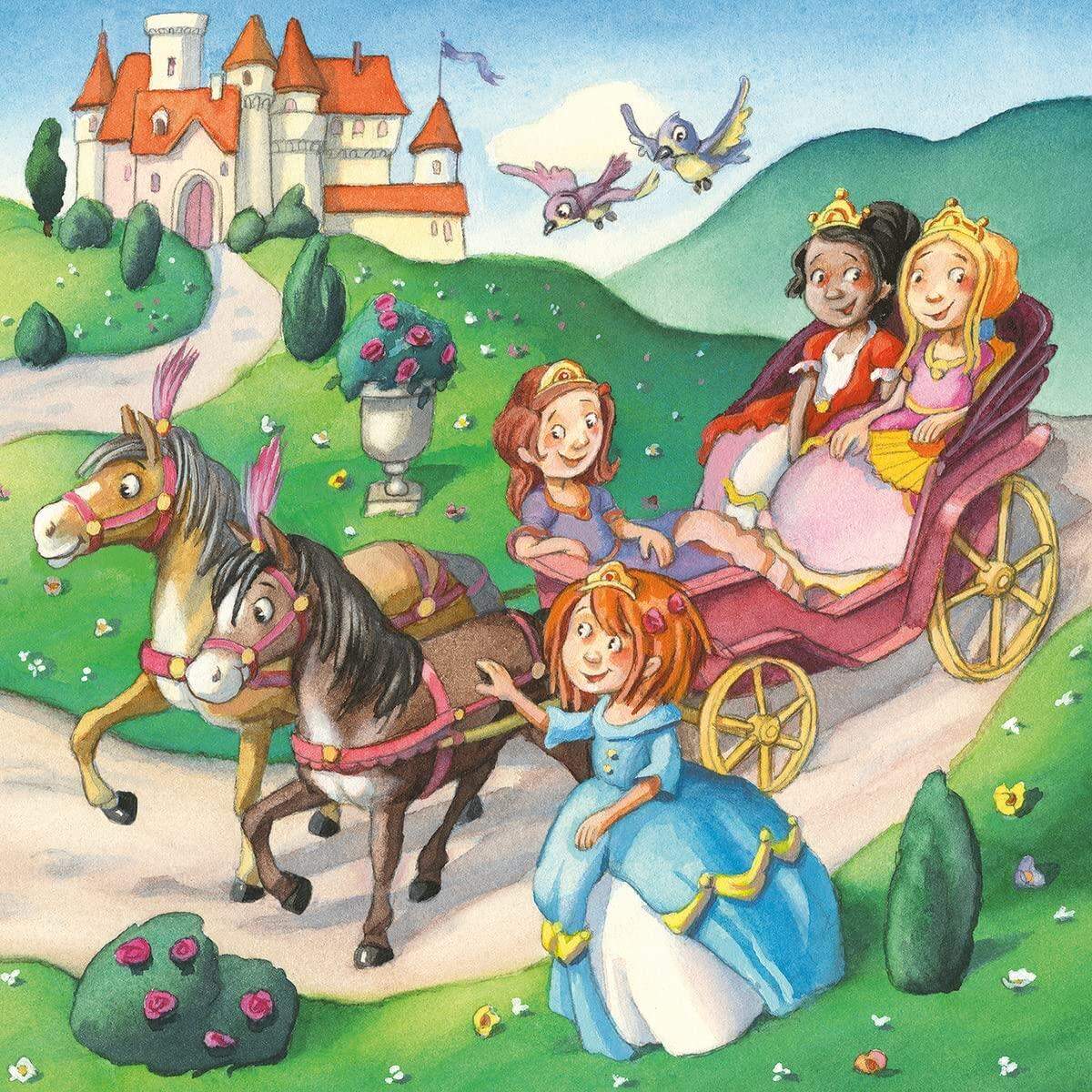 Ravensburger Puzzle - Kleine Prinzessinnen, 3x49 Teile