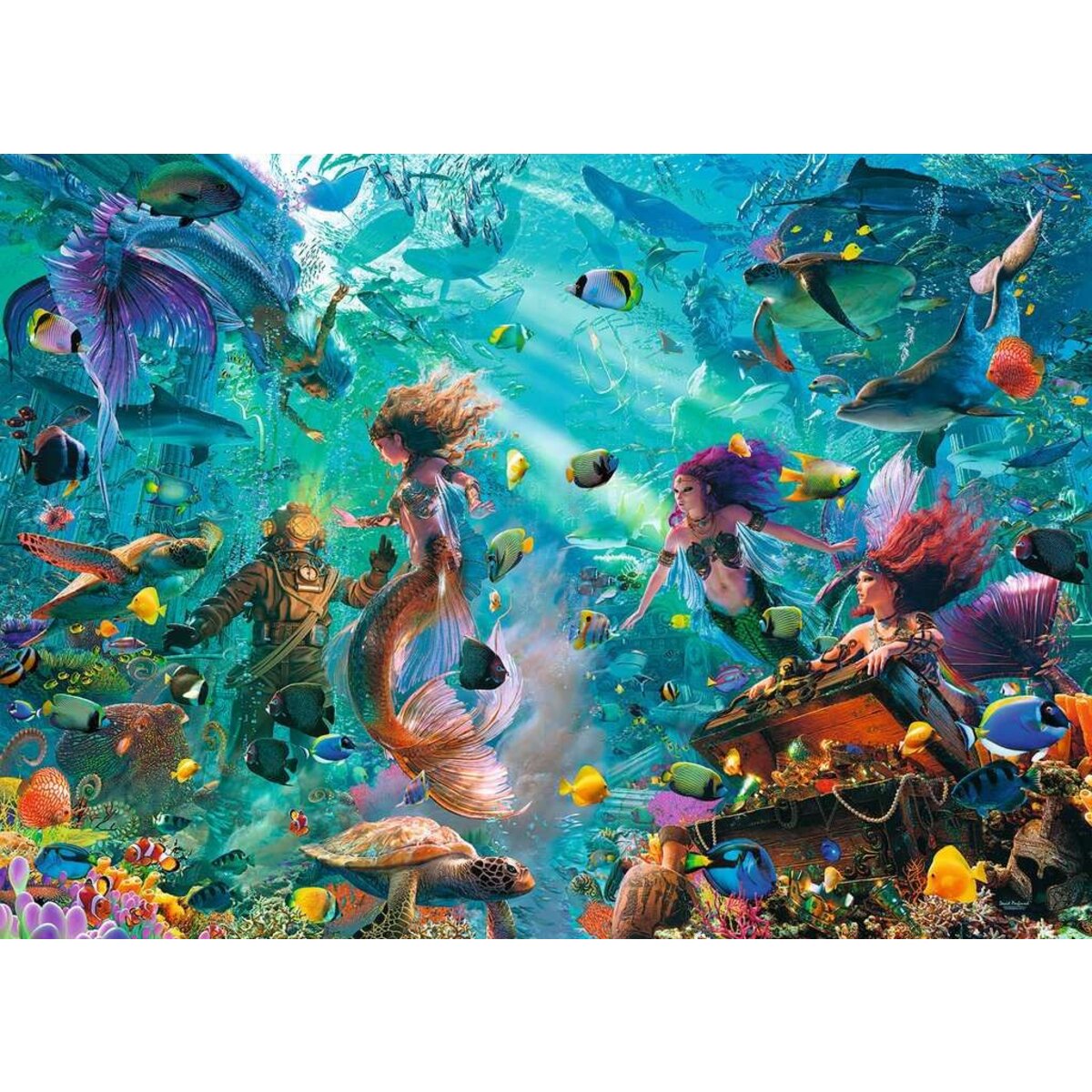 Ravensburger Puzzle - Königreich unter Wasser, 9000 Teile