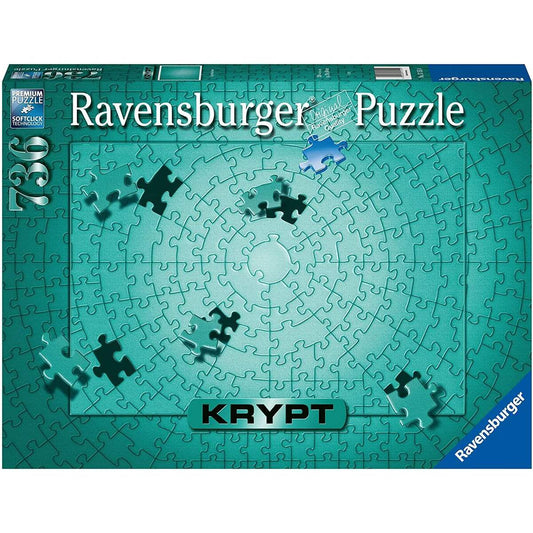 Ravensburger Puzzle - Krypt Metallic Mint, 736 Teile