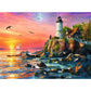 Ravensburger Puzzle - Leuchtturm am Abend, 500 Teile