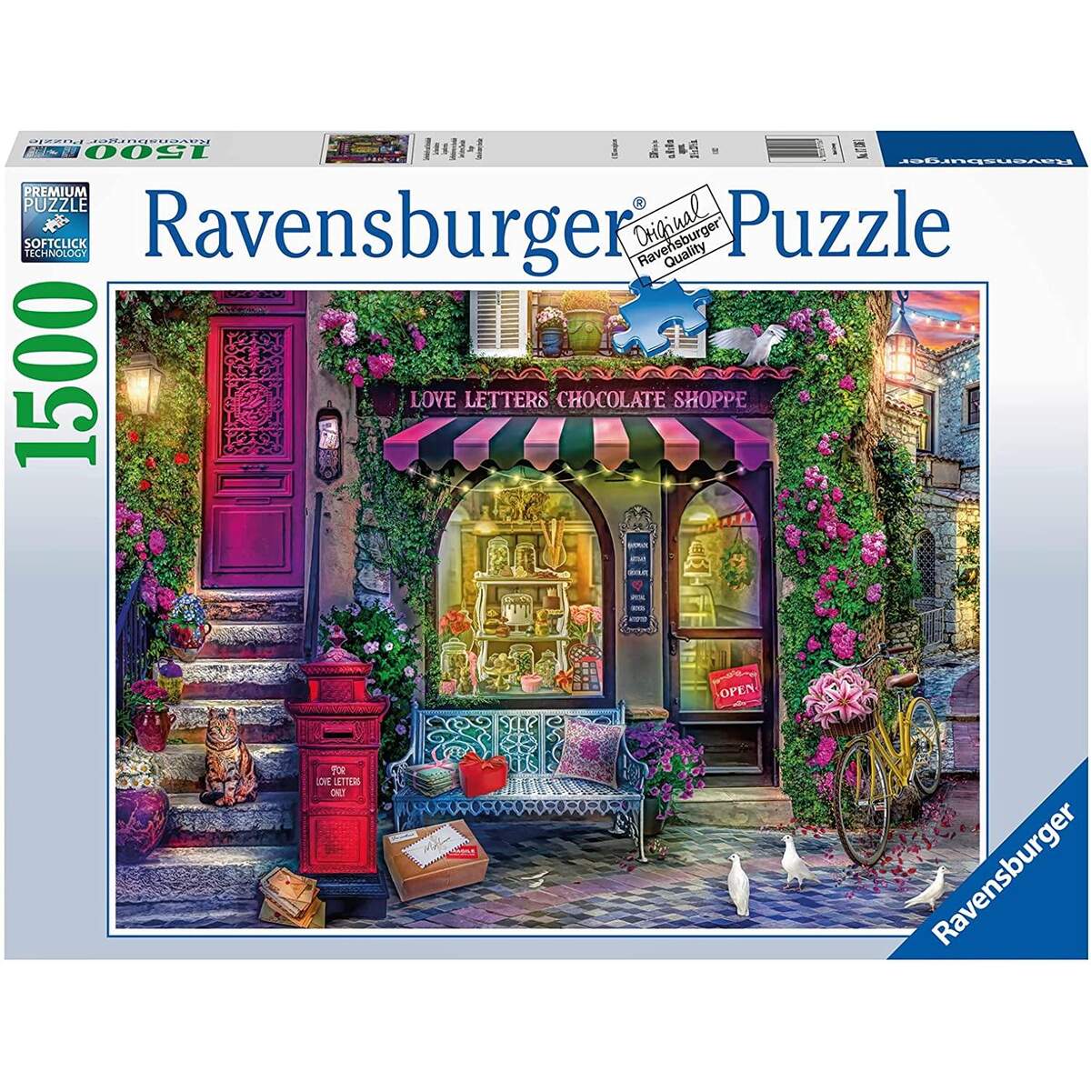 Ravensburger Puzzle - Liebesbriefe und Schokolade, 1500 Teile
