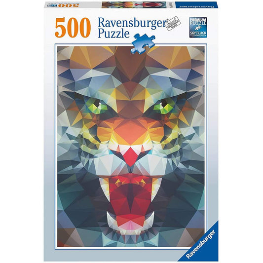 Ravensburger Puzzle - Löwe aus Polygonen, 500 Teile